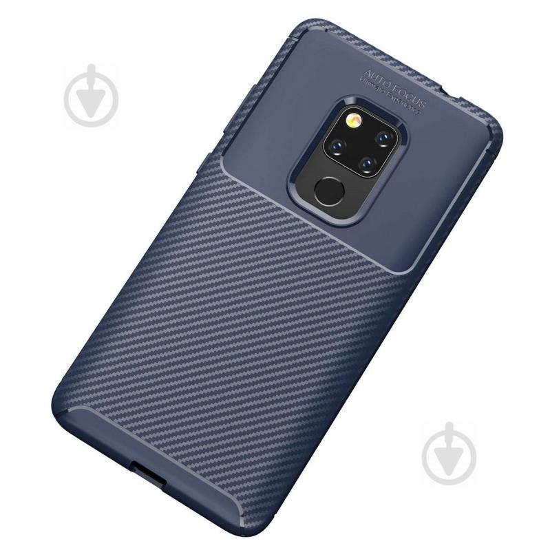 Чехол Carbon Case Huawei Mate 20 Синий (hub_ehPc83157)