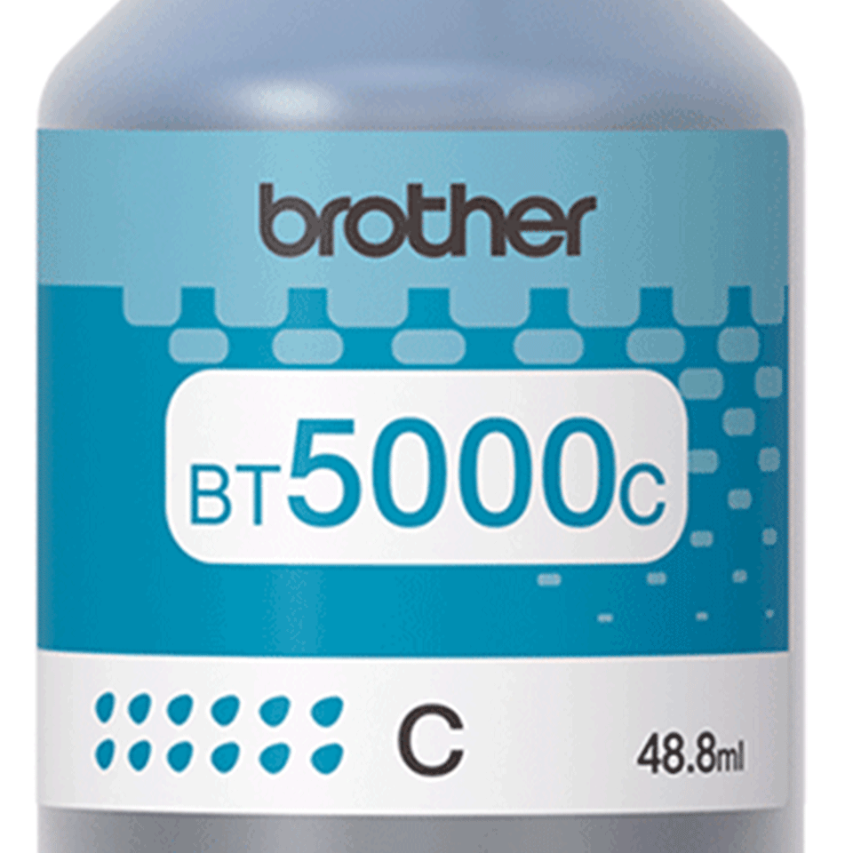 Чернила Brother 49 мл Голубой (UG-BT5000C) - фото 2