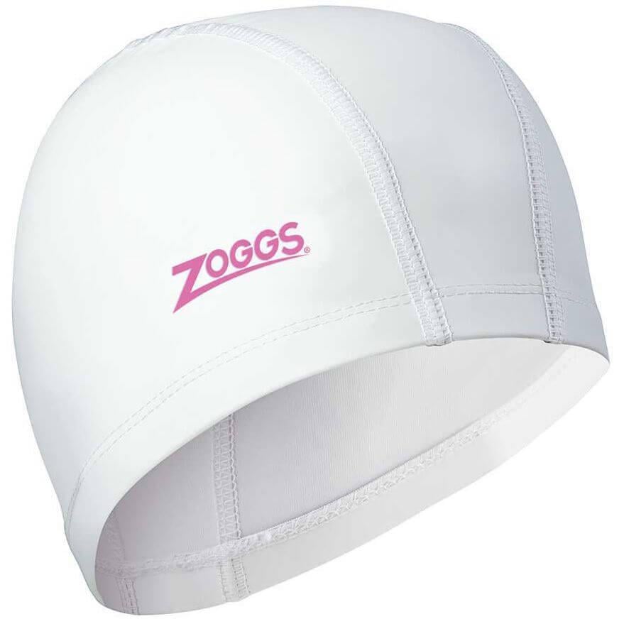 Шапочка для плавания Zoggs Nylon-Spandex PU Coated Cap Белый (12370701)