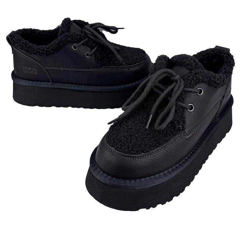 Угги женские кожаные на шнурке 2060-1 p. 36 22,5 см - фото 2 Угги женские кожаные на шнурке 2060-1 p. 36 22,5 см - фото 2