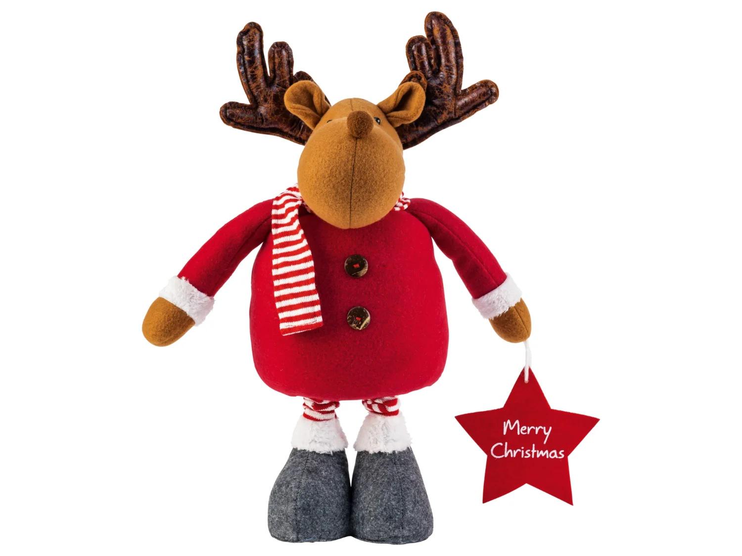 Фігурка новорічна Livarno Home Різдвяний олень з телескопічними ніжками 46-71,5 см (P1-00295) - фото 4