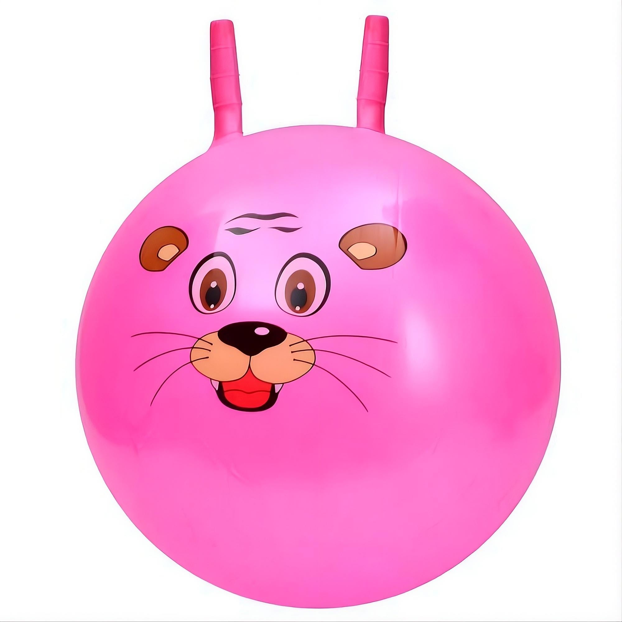 Мяч для фитнеса MS 4302-4 с рожками 45 см 350 г в пакете Розовый (33497952)