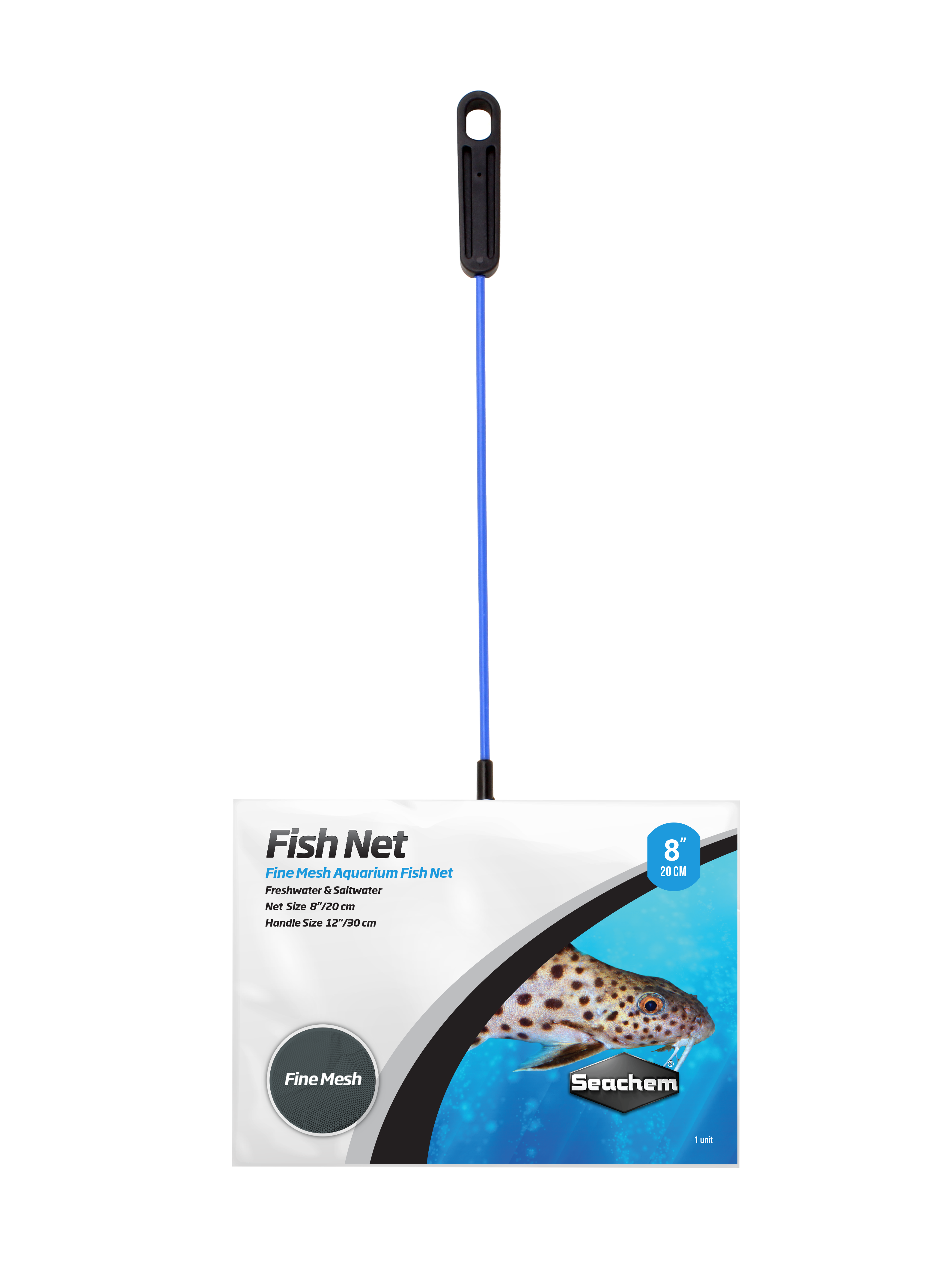 Сачок для рыб и креветок Seachem Fish Net Fine Mesh 20 см/8"