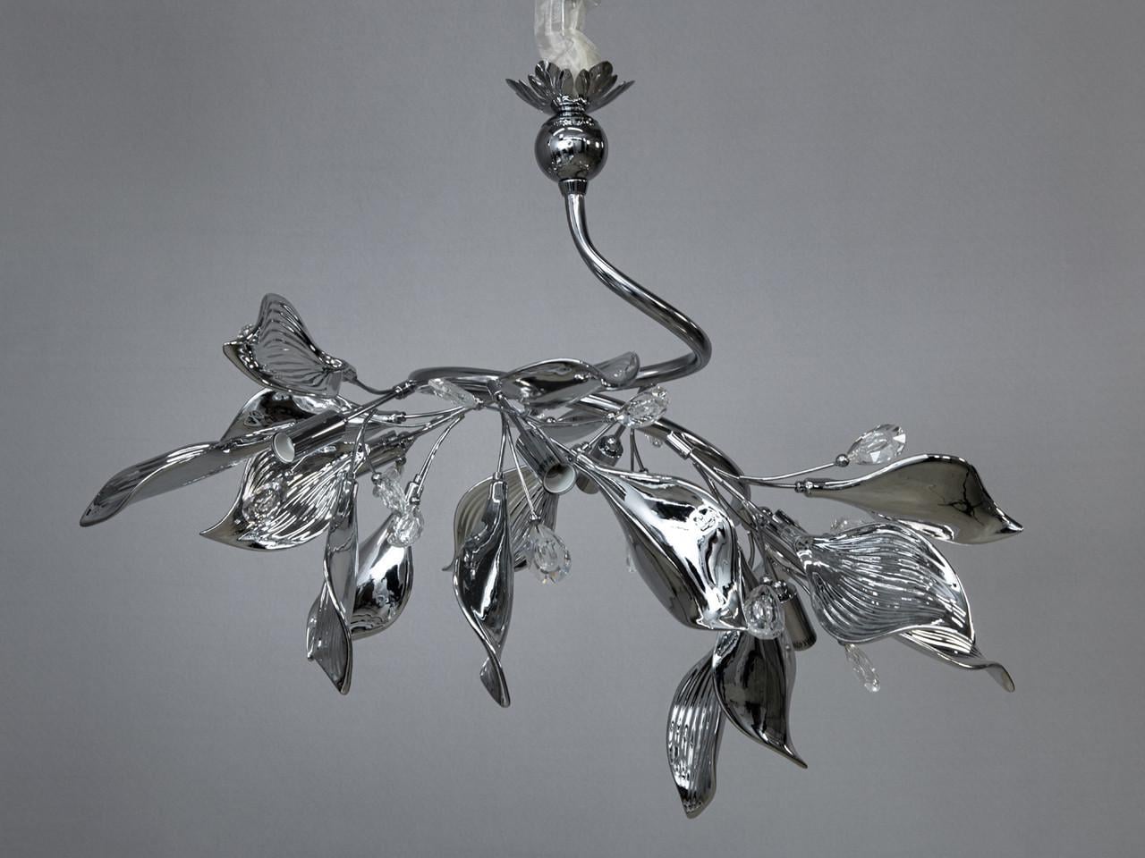 Люстра EcoLed Loft на 6 ламп 7229-6P HR Серебрянный