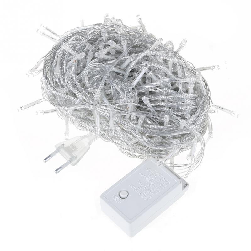 Гирлянда светодиодная на елку LED 300 W-2 на 13 м Белый (1000158-White-1)