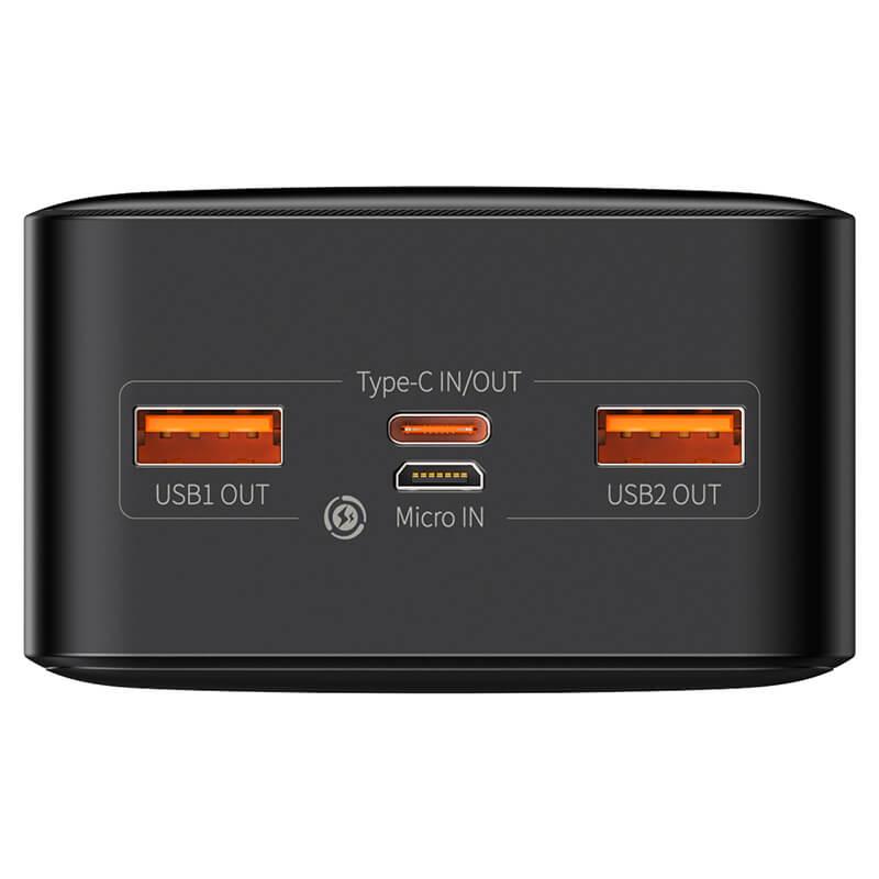 Внешний аккумулятор Baseus 30000mAh 20W 3A 2USB - фото 3