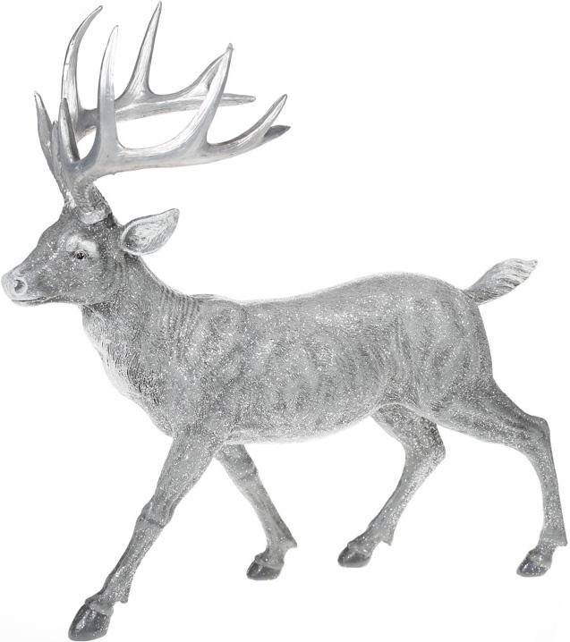 Декоративная фигура Серебряный Олень 39 см (BD-823-772)