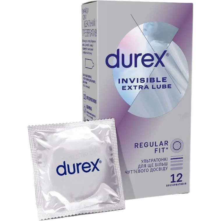 Презервативи Durex Invisible №12 ультратонкі (000002547)