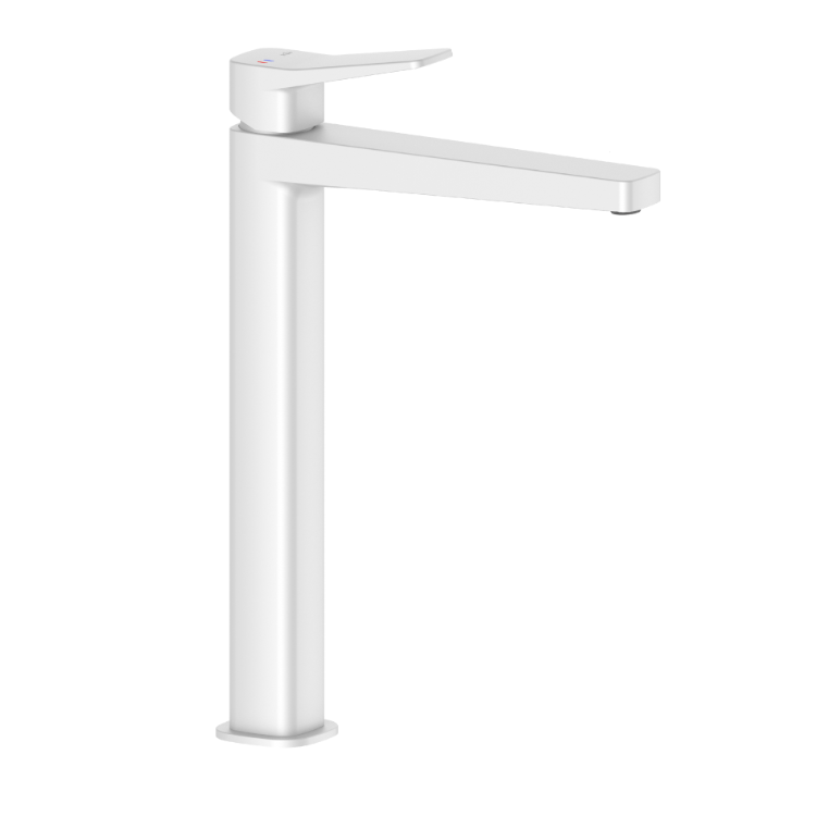 Смеситель для умывальника KFA Armatura Malaga однорычажный и донный клапан Белый (4522-712-44)