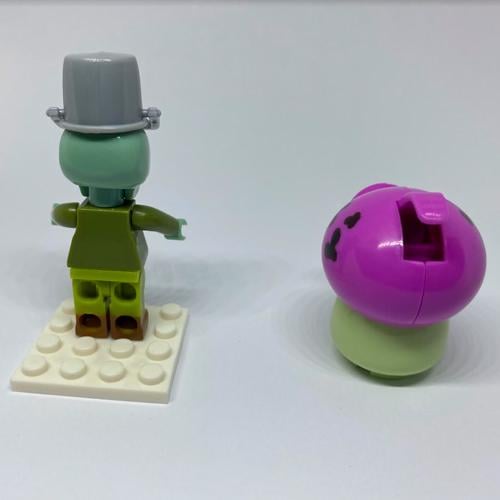 Конструктор фігурка Зомбі та стрілялка Пуфгриб Plants vs Zombie 2в1 (3400) - фото 3 Конструктор фігурка Зомбі та стрілялка Пуфгриб Plants vs Zombie 2в1 (3400) - фото 3