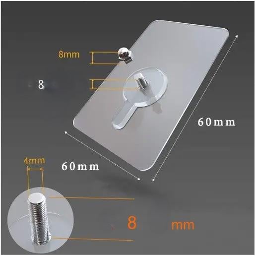 Держатель универсальный без сверления стен на липучке 8 мм 2 шт. - фото 10