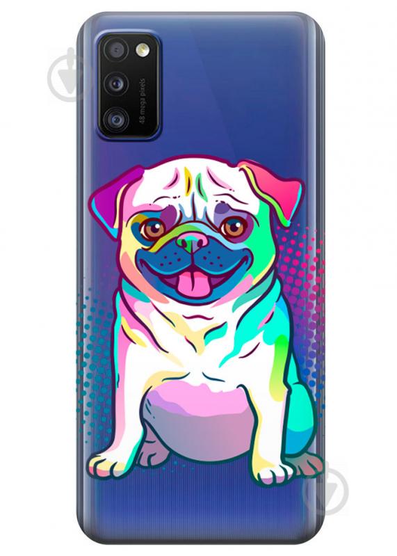 Прозрачный силиконовый чехол iSwag для Samsung Galaxy A41 с рисунком - Мопс (KS3110) Прозрачный силиконовый чехол iSwag для Samsung Galaxy A41 с рисунком - Мопс (KS3110)