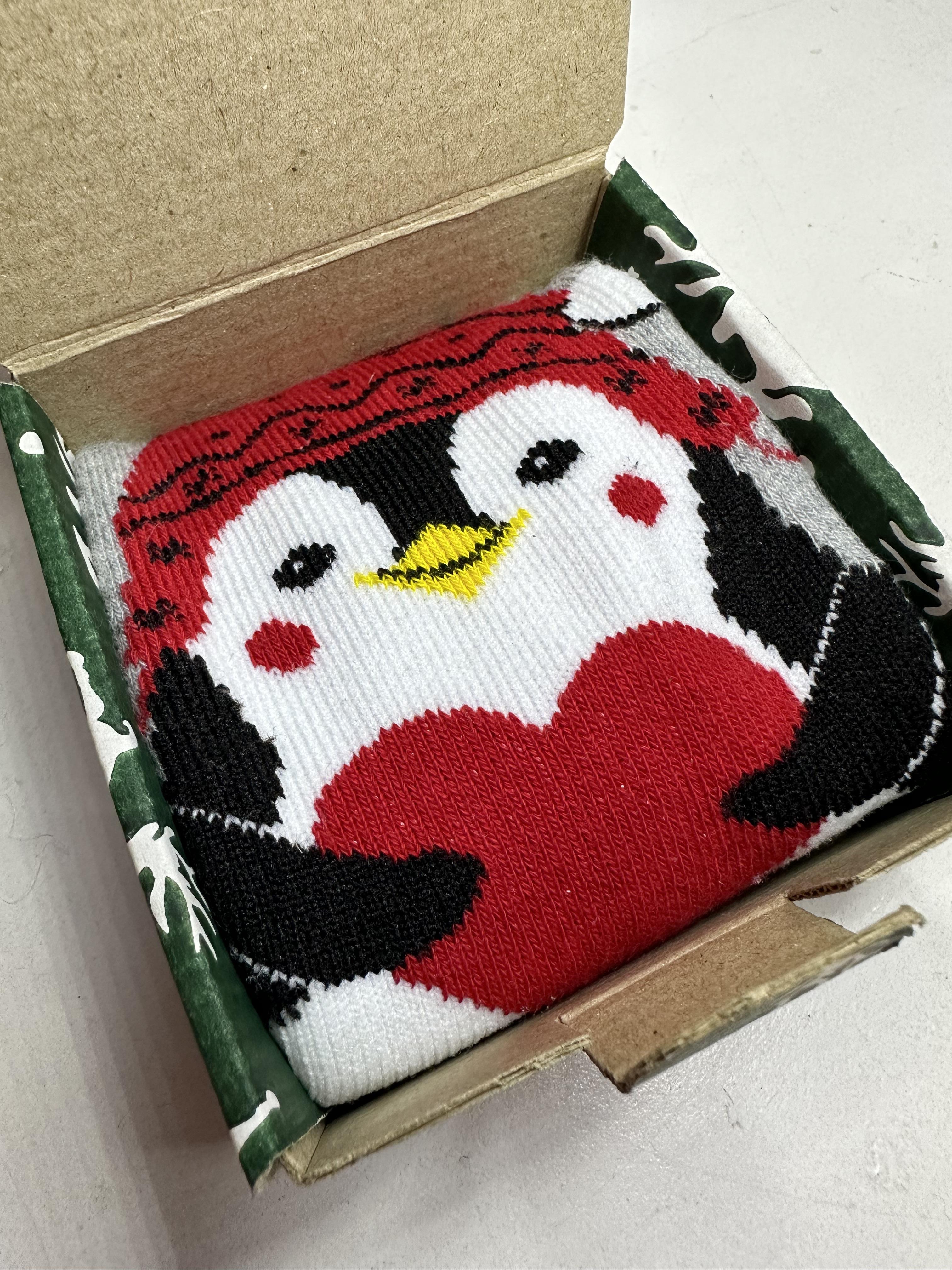 Подарунковий бокс з новорічними шкарпетками (13479848) - фото 3