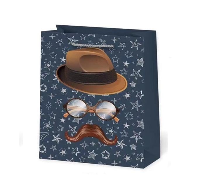 Пакет подарочный бумажный M 26x32x10 см (R97041-M)