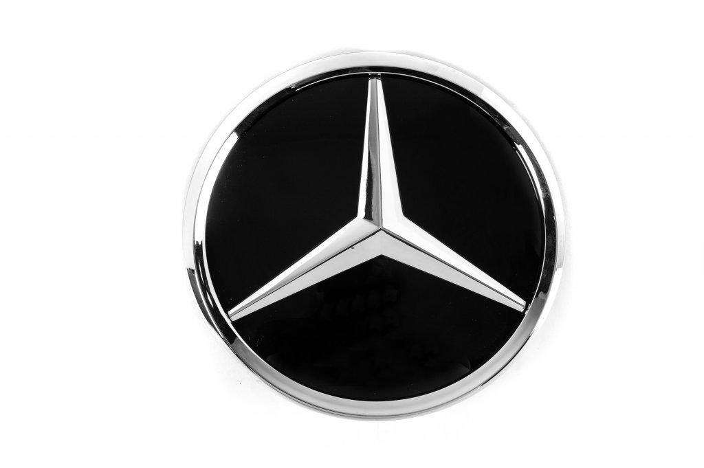 Эмблема передняя под стеклом a2048806406 для Mercedes G сlass W463 гг. Хром (127326)