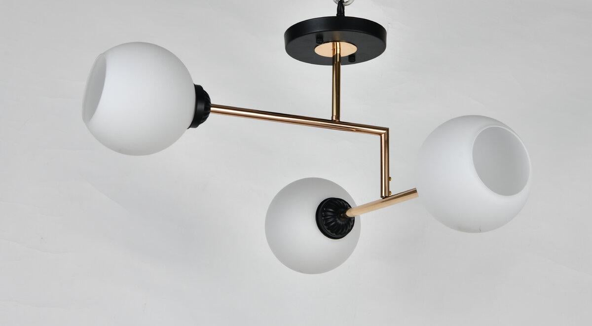 Люстра L0020-3 BK/FGD (46311) Люстра L0020-3 BK/FGD (46311)