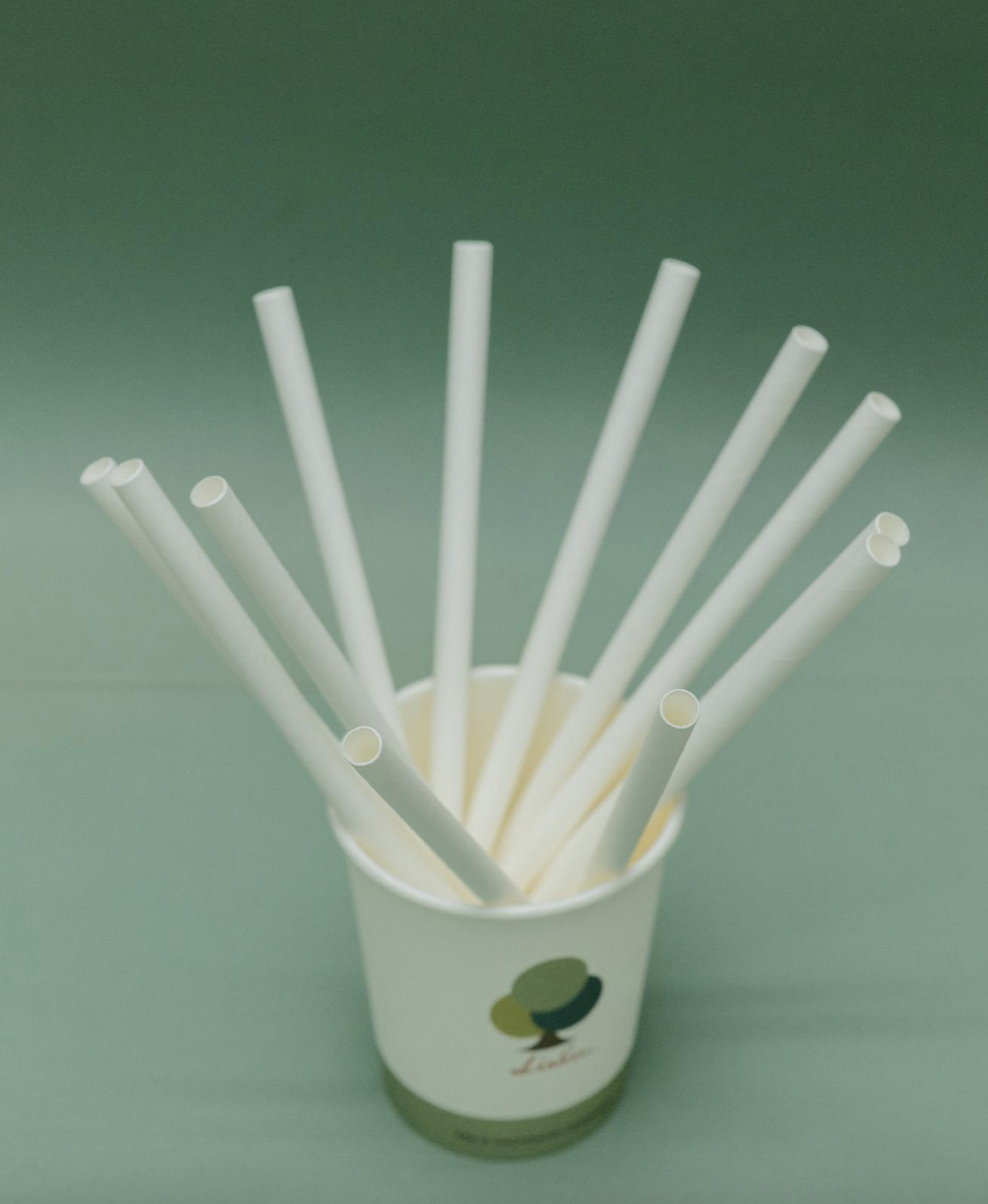 Трубочки бумажные 50 шт/уп. 8х197 мм Белый Трубочки бумажные 50 шт/уп. 8х197 мм Белый