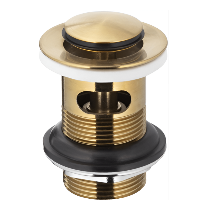 Клапан донный KFA Armatura 1 1/4" для раковины Золотой матовый (660-354-31)