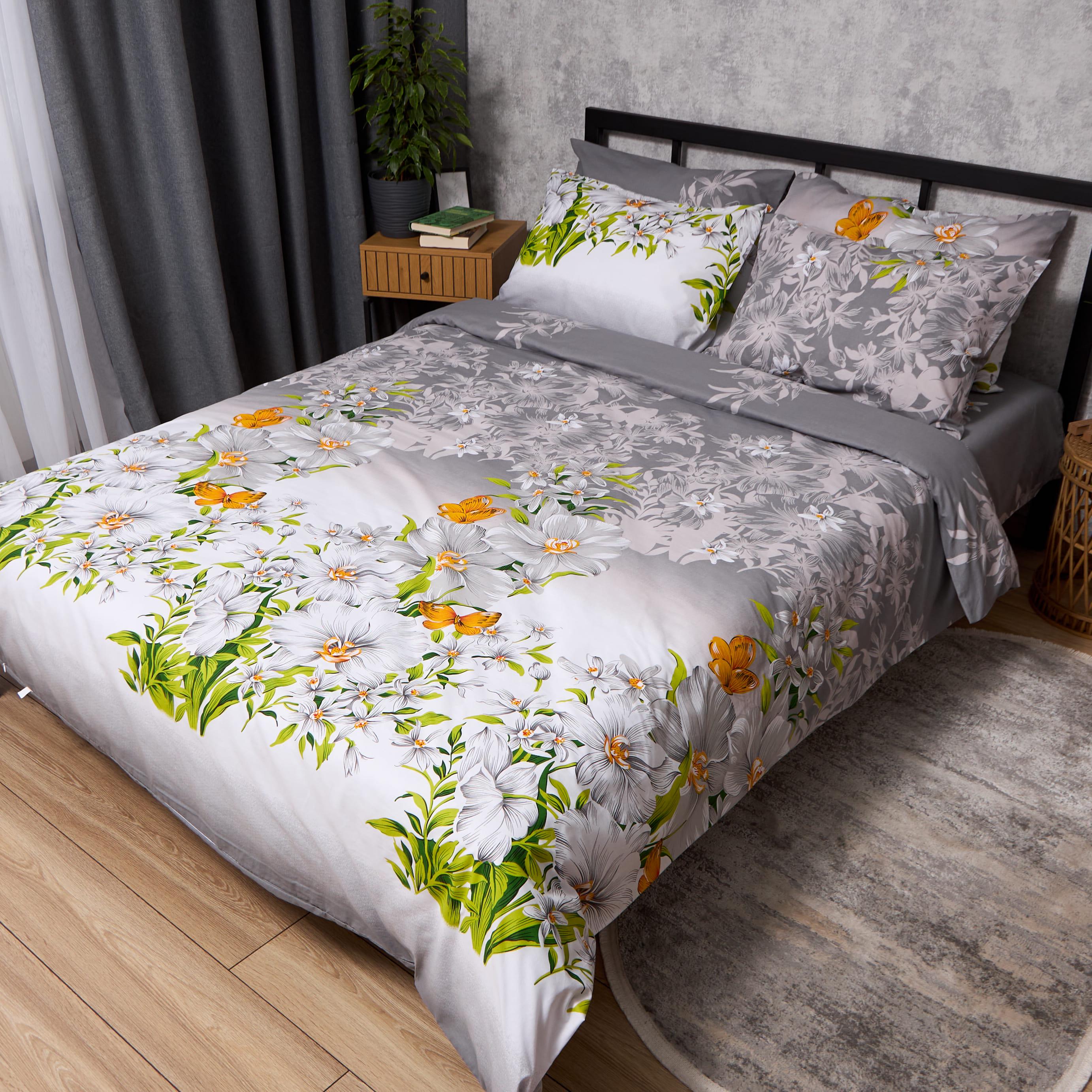 Комплект постільної білизни Moon&Star Бязь Gold Люкс Spring Touch сімейний 143х210х2 см (MS-820011962)