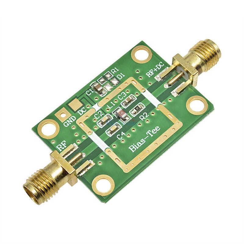 Инжектор питания Bias Tee 10Mhz–6Ghz 1–50V 0,5A DC питания по коаксиалу для SDR LNA радиоактивных антенн (00-00027395)
