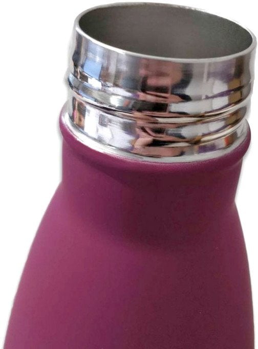 Термопляшка Summit B & Co Thermal Bottle Rubberized Berry 350 мл Бордова (694087)