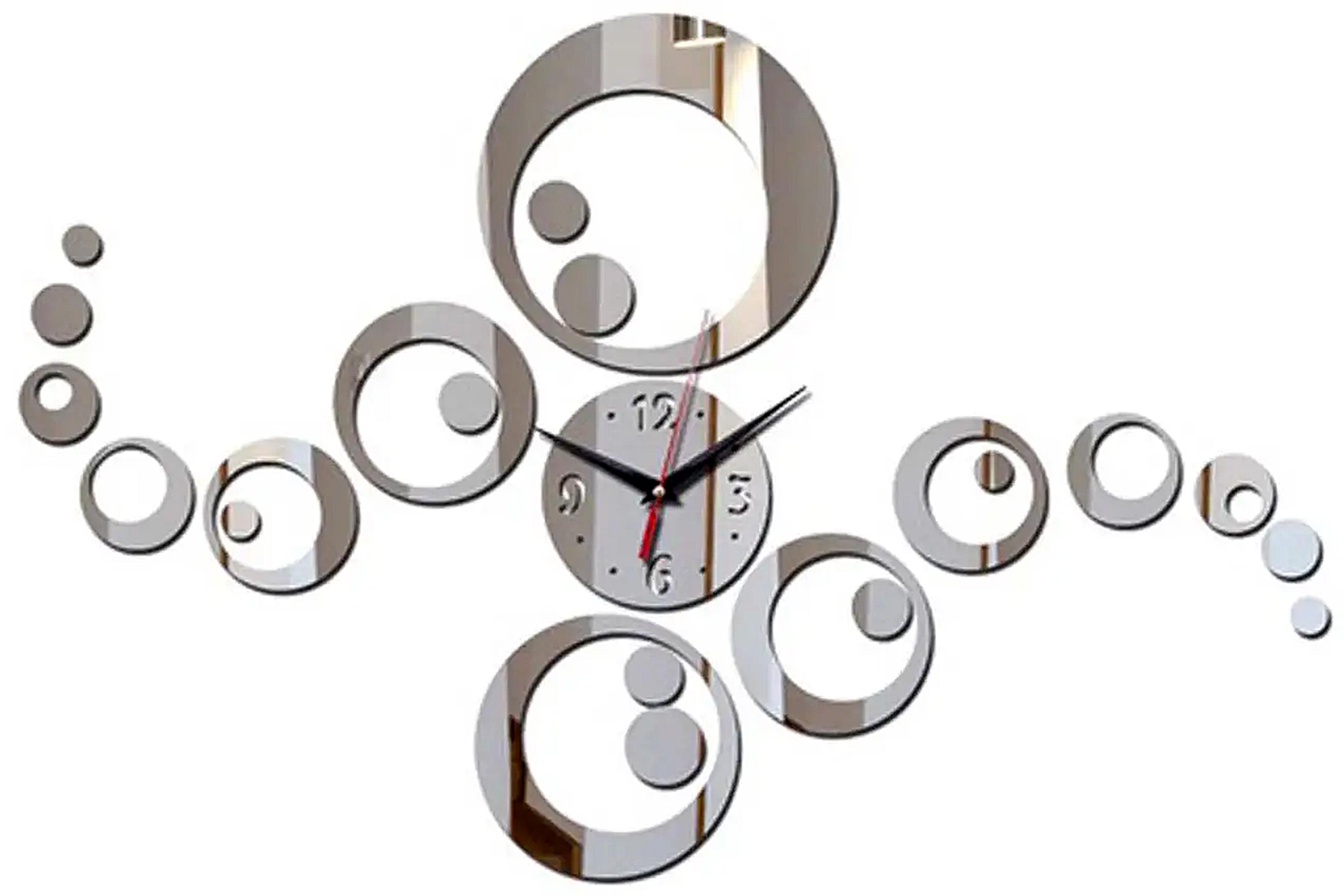 Годинник настінний 3D з дзеркальним ефектом Waves 60х50 см (1012136) - фото 6