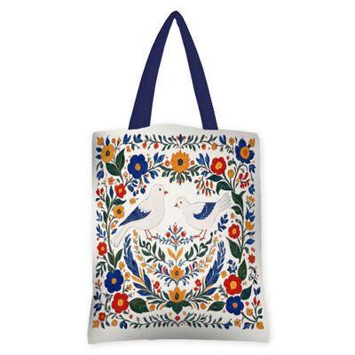 Сумка женская Presentville тканевая Два голубя (693536425)