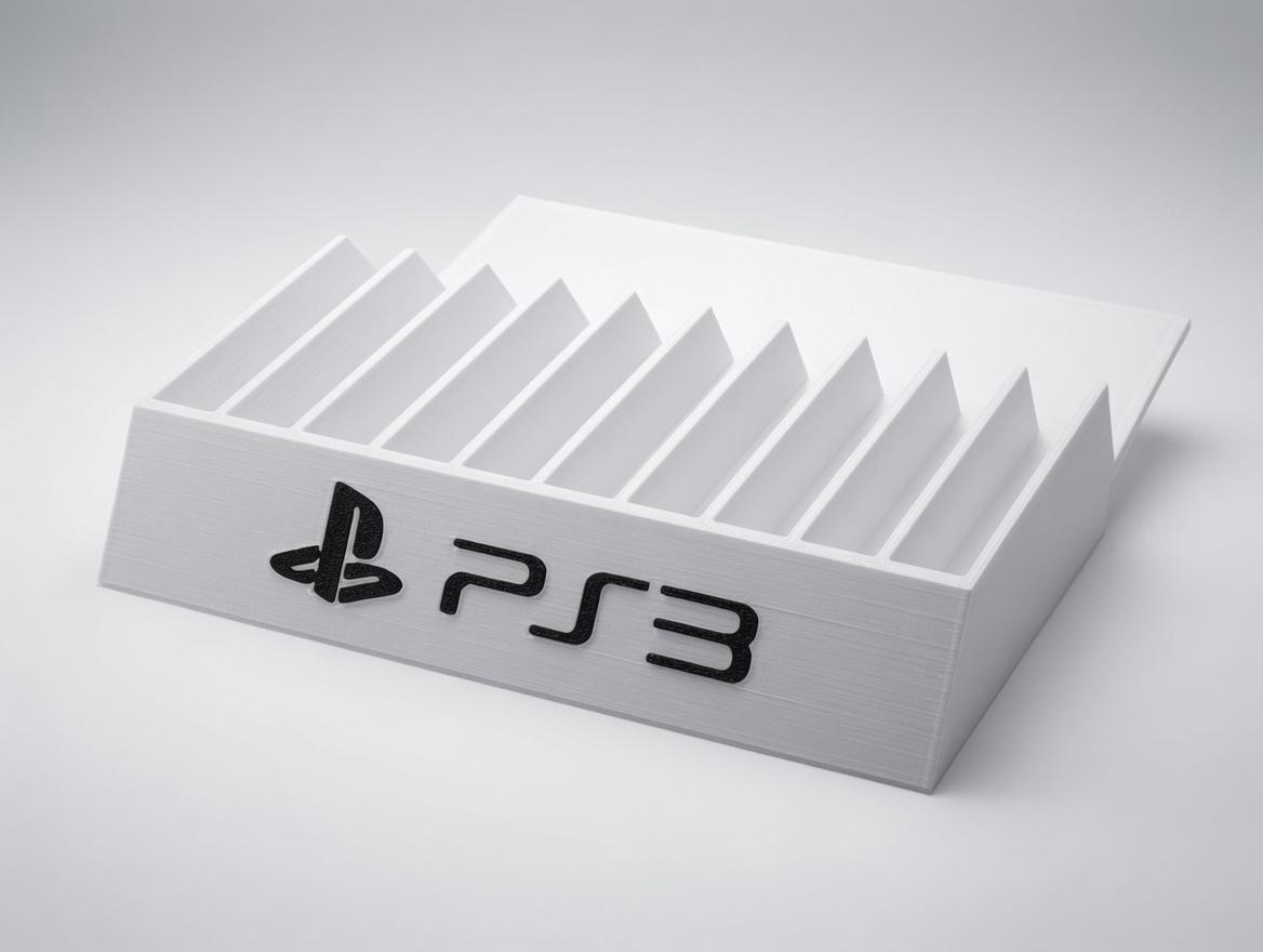 Подставка-органайзер для игровых дисков PlayStation 3 Белый (0735-1) Подставка-органайзер для игровых дисков PlayStation 3 Белый (0735-1)