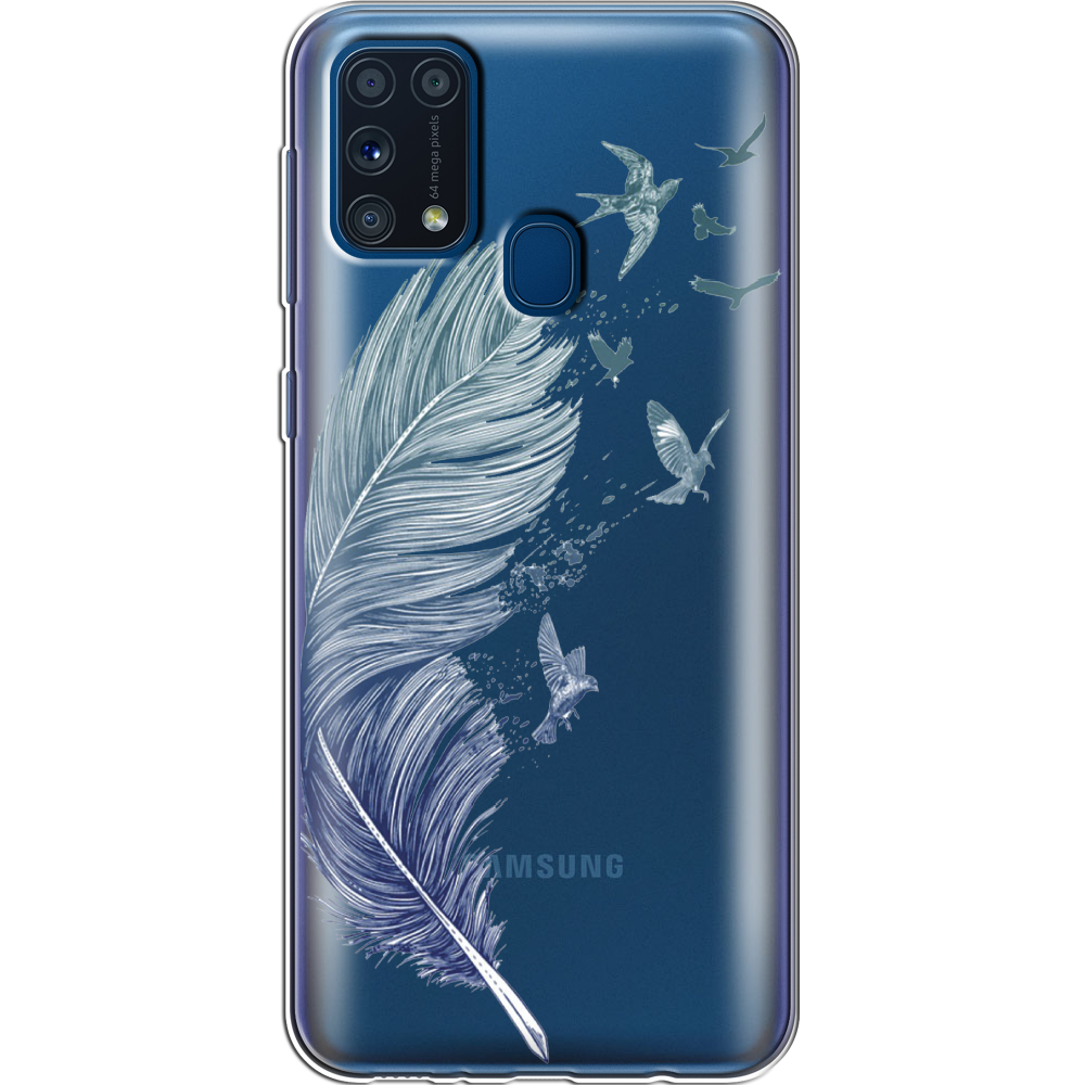 Чехол Boxface Samsung M315 Galaxy M31 Feather Прозрачный силикон (39091-cc38-39091)