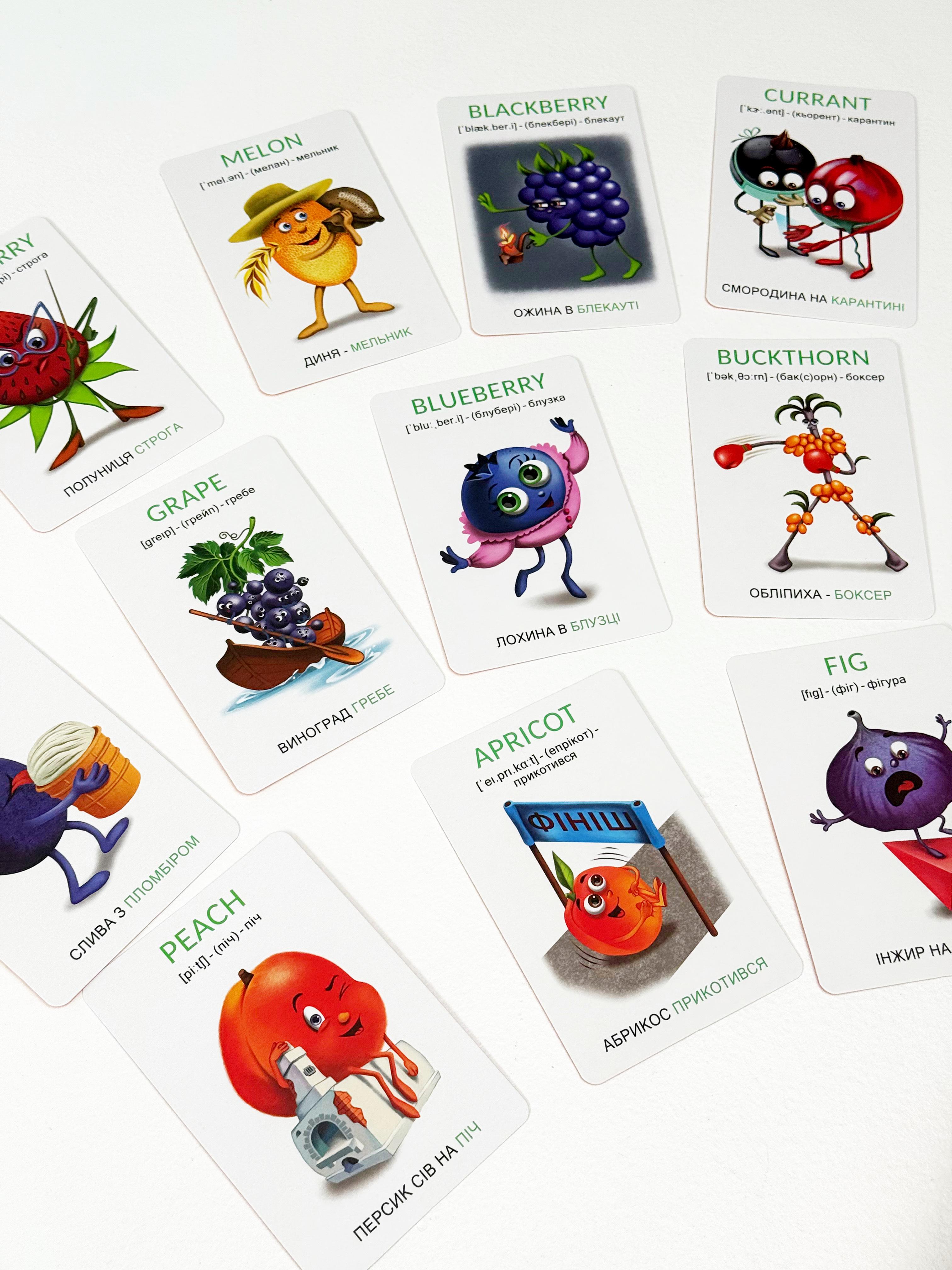 Мнемокарты EasyLearn Выпуск 1 Фрукты и ягоды (EL-FB1) - фото 21