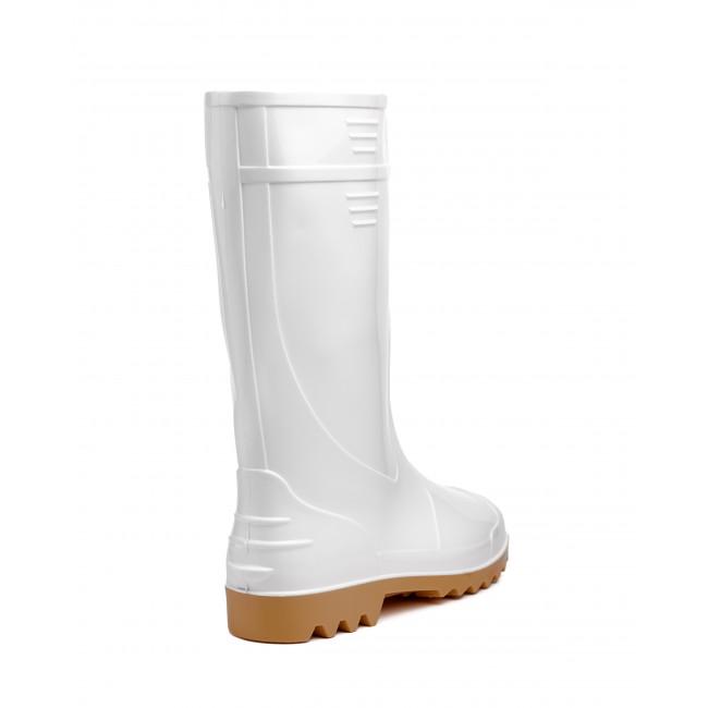 Сапоги резиновые Litma ПВХ женские р. 38/39 Белый (4213044) - фото 5