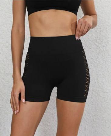 Шорти з пуш-ап ефектом та перфорацією M Чорний (BSSH01M)