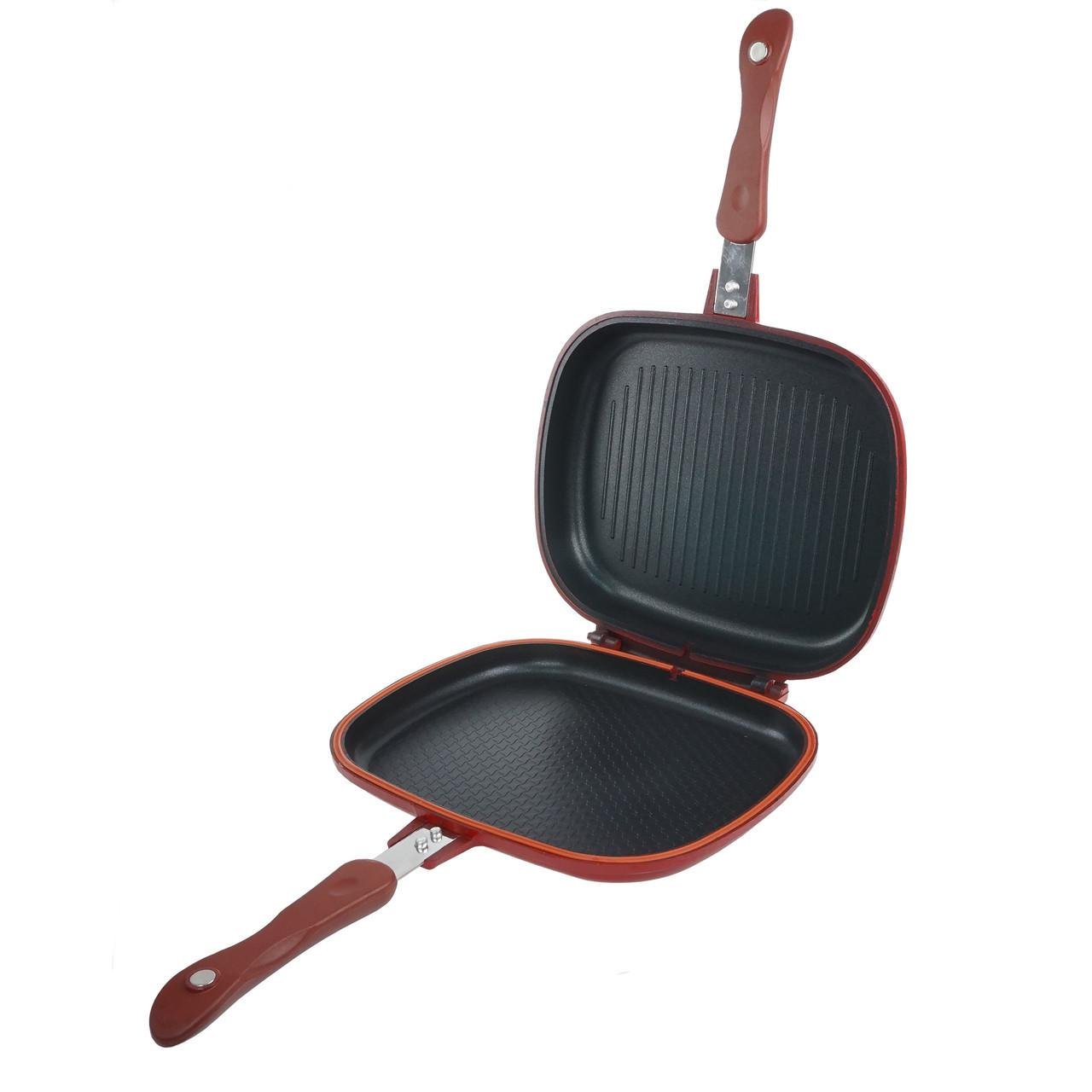 Сковорода Wellamart Мастер жар 28 см Красный (4734-2)