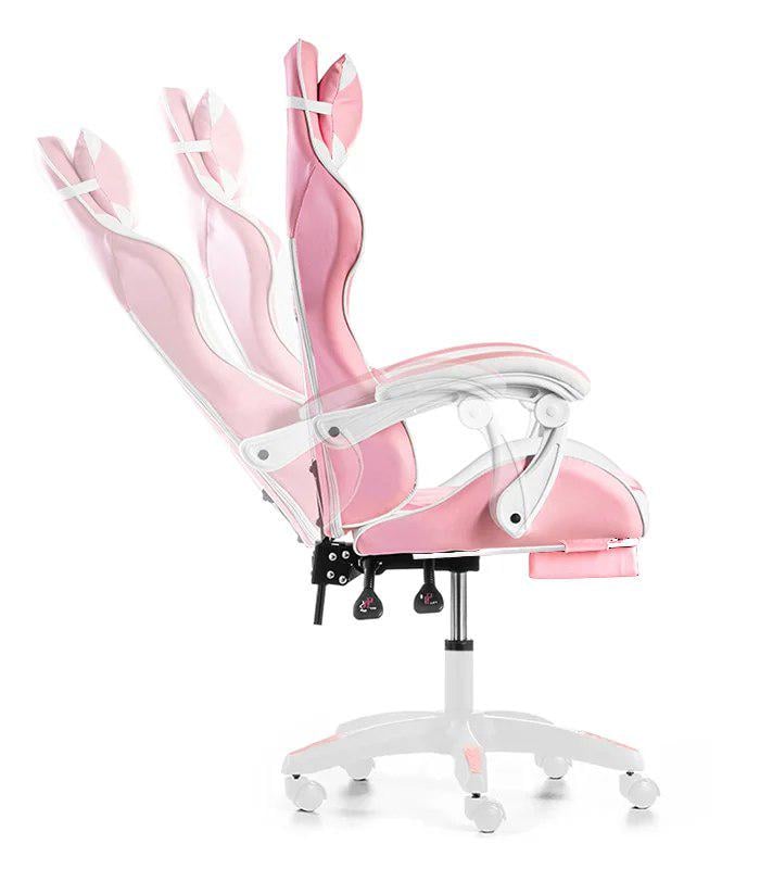 Кресло геймерское G845 с подставкой для ног Розовый (G846) - фото 6