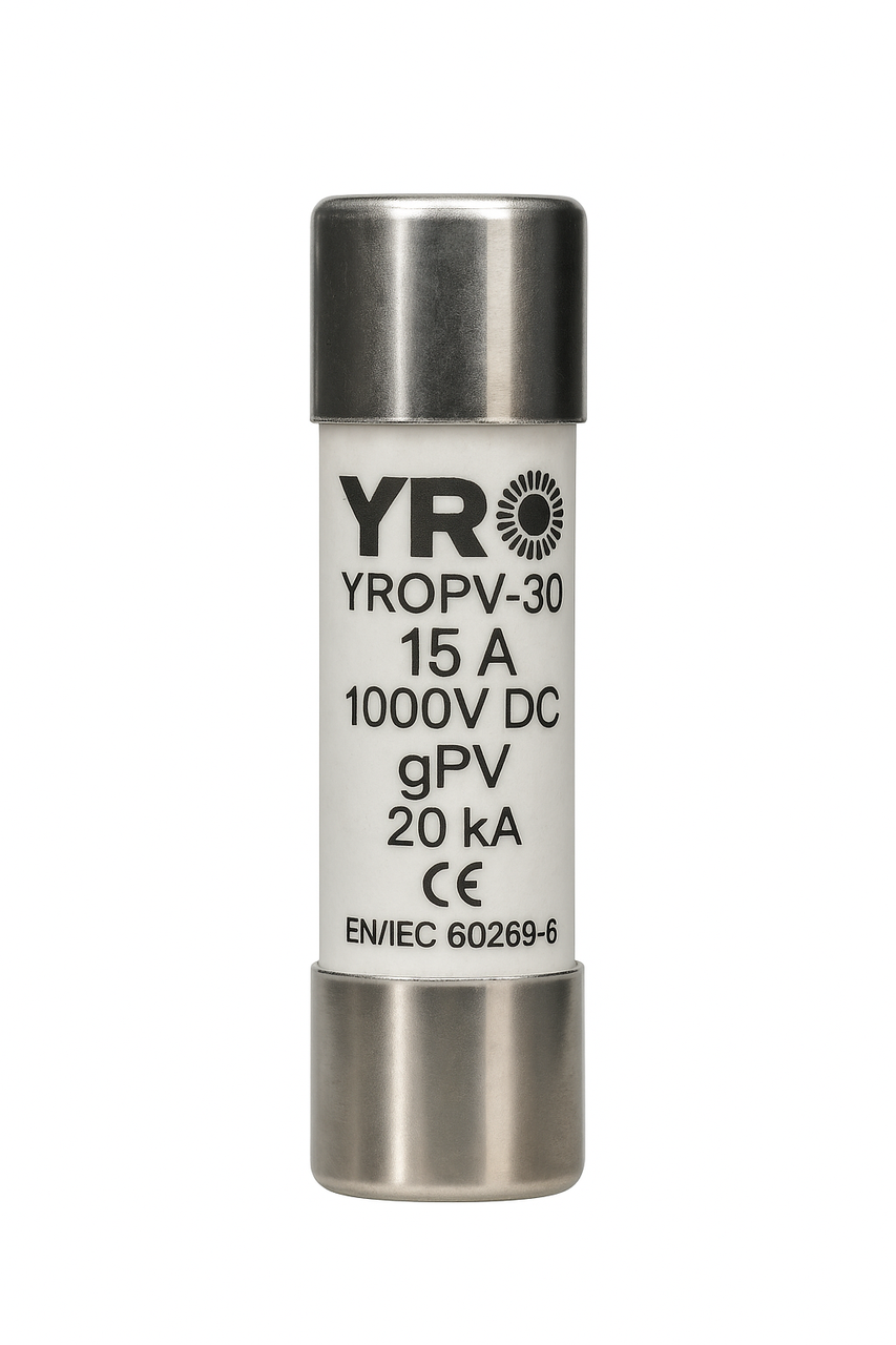 Плавкий запобіжник для сонячних панелей YRO YROPV-30 15A 1000V DC (29726080)