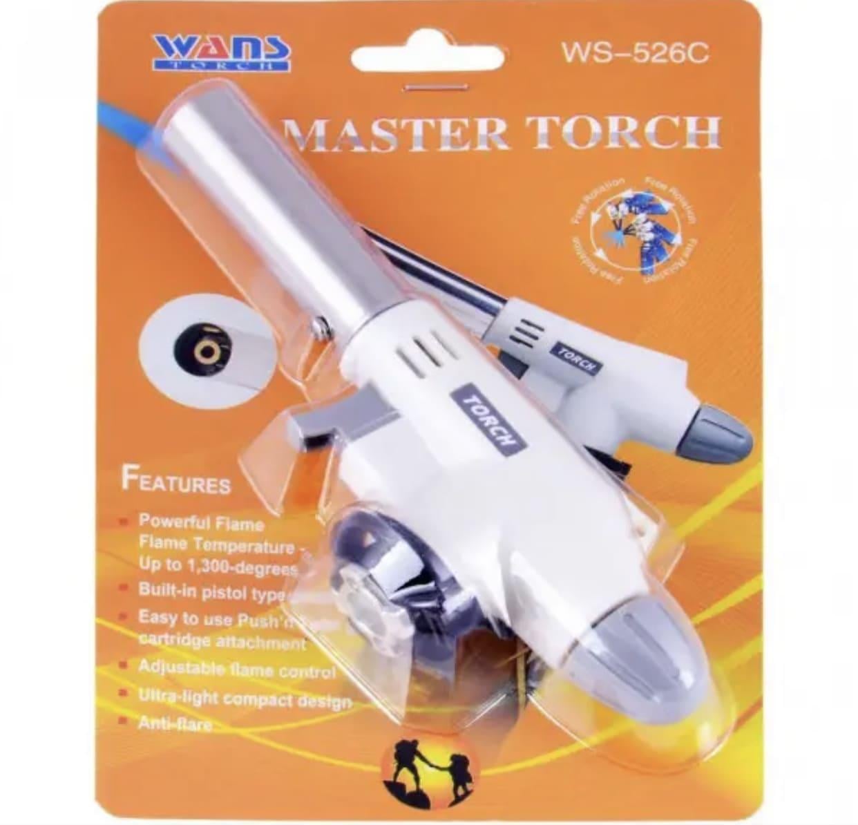 Горелка газовая с пьезоподжигом Master Torch WS-526 для кальяна (2250635773)