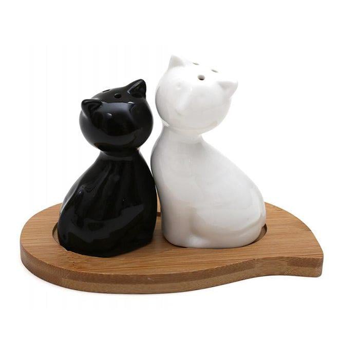 Набір для спецій керамічний Flora Naturel Коти на підставці (DR015159)