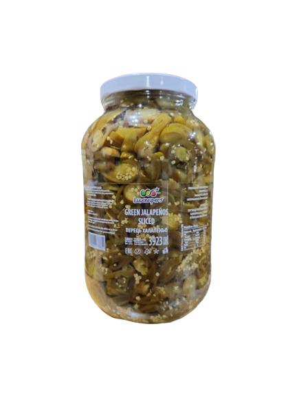 Перец резаный Luxeapers S.L.U Jalapenos Sliced 3800 г (612)