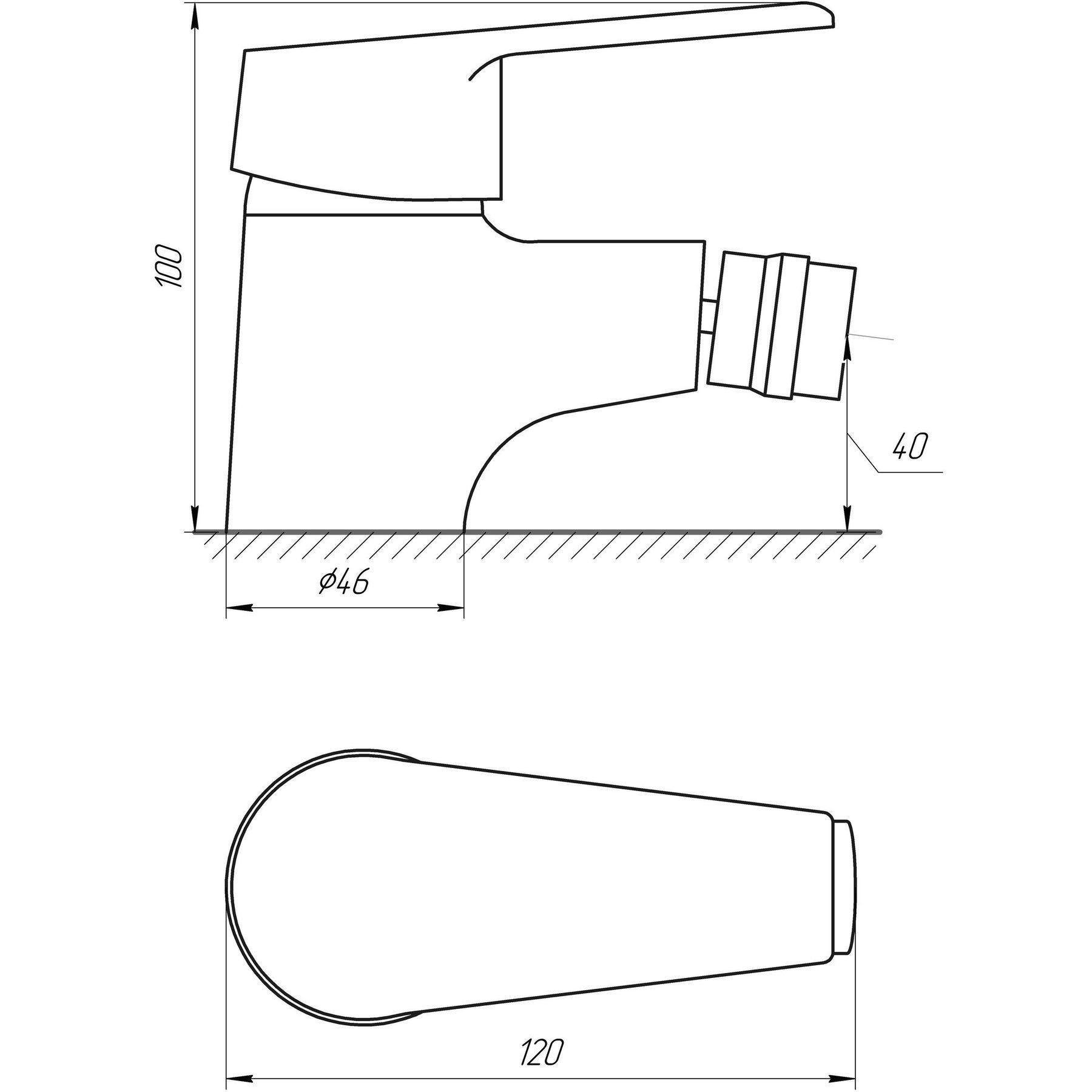 Смеситель для биде DOMINO BLITZ DBC-106 Хром (10463) - фото 4 Смеситель для биде DOMINO BLITZ DBC-106 Хром (10463) - фото 4