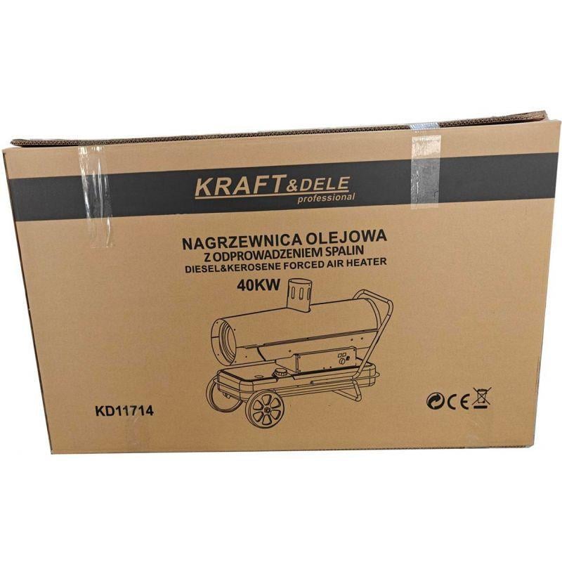 Тепловая пушка дизельная Kraft&Dele KD11714 40 кВт 56 л - фото 8