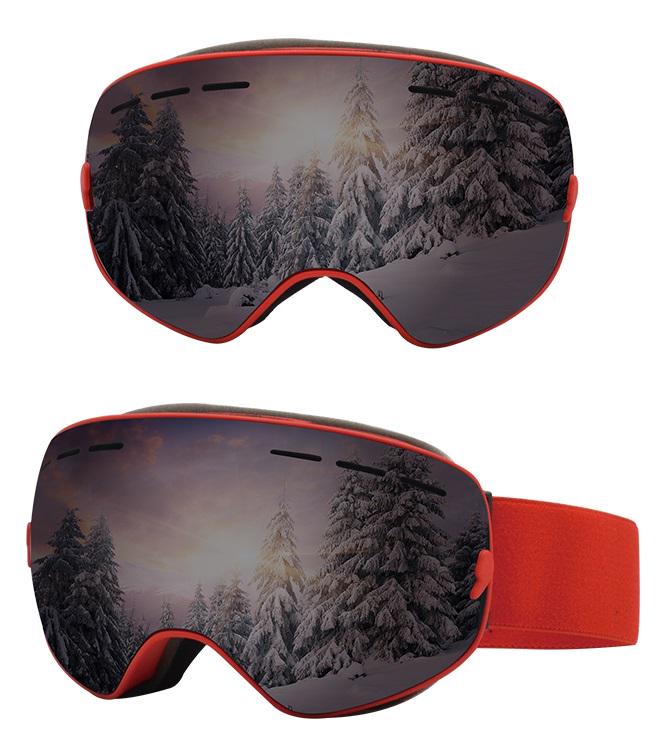 Маска лижна для дорослих та дітей VelaSport Snow Blade VLT 17% Black/Red (00787) - фото 2