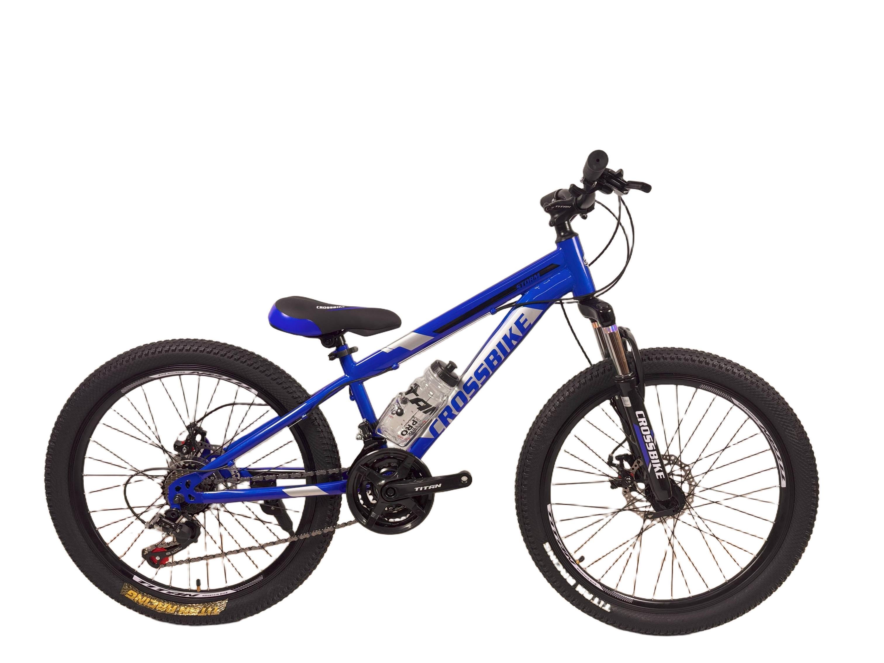 Велосипед CrossBike STORM 24" 12" Синій