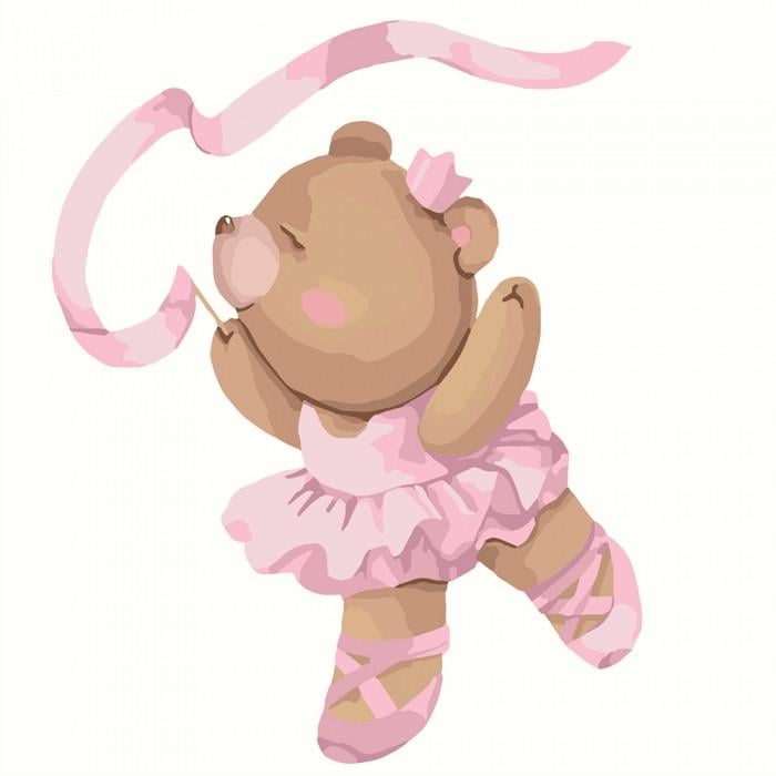 Картина по номерам Ідейка Балеринка 30х30 см (KHO2345)