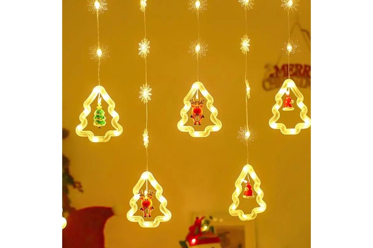 Гирлянда-штора SF-6 Фигурки в елке 3 м