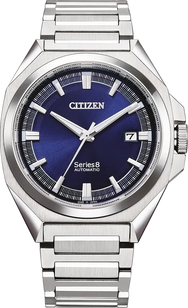 Наручные часы мужские Citizen NB6010-81L Series 8 механические с сапфировым стеклом/стальным корпусом/синим циферблатом и водозащитой 100 м Наручные часы мужские Citizen NB6010-81L Series 8 механические с сапфировым стеклом/стальным корпусом/синим циферблатом и водозащитой 100 м