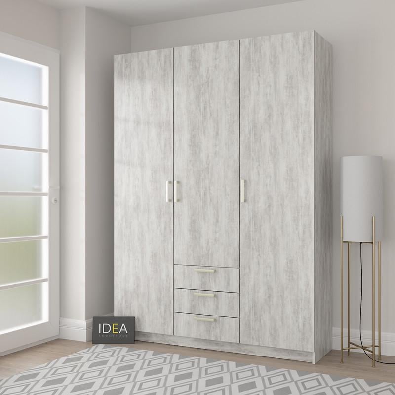 Шафа розпашна Idea Д-118 Бетон (2135)