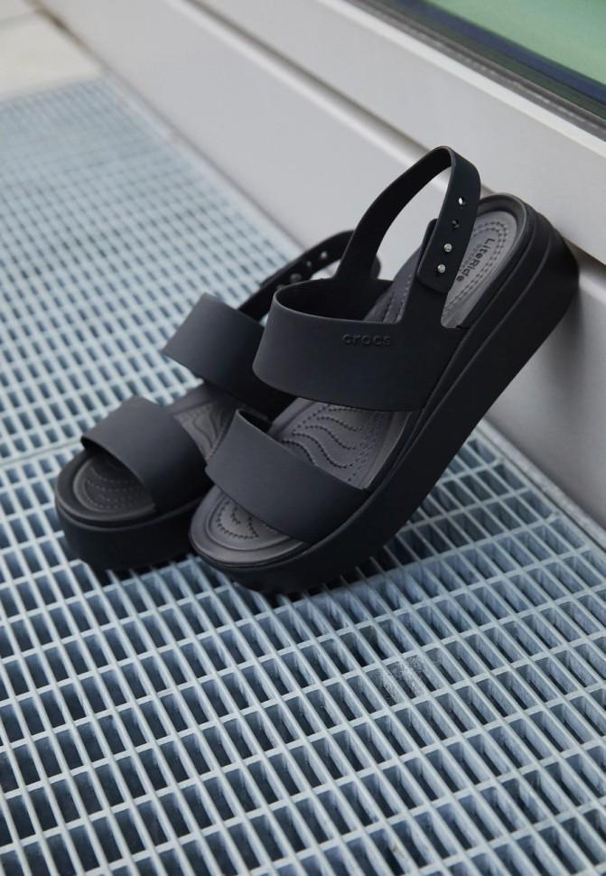 Синдали женские Crocs Brooklyn Low Wedge р. 39/40 Black (17500) - фото 9 Синдали женские Crocs Brooklyn Low Wedge р. 39/40 Black (17500) - фото 9