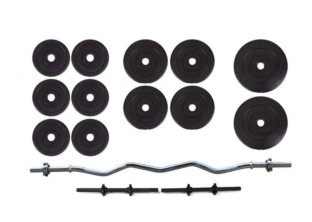 Набір штанга з гантелей 36 кг