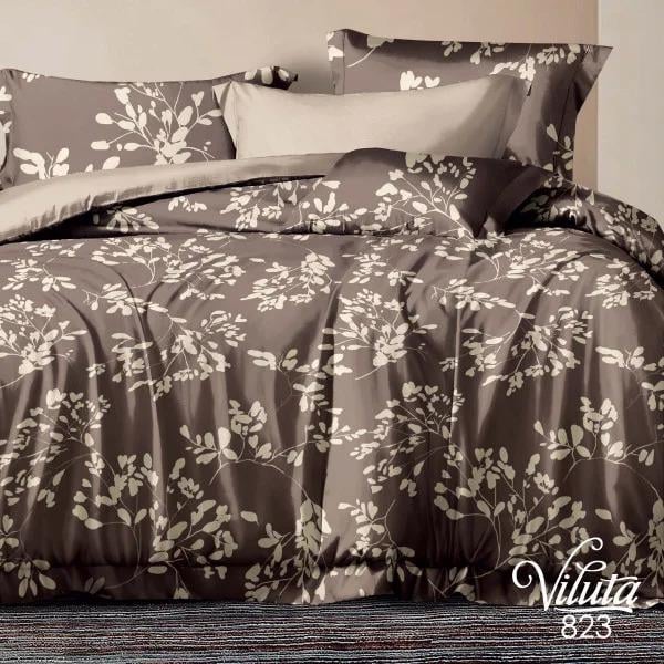 Комплект постельного белья Viluta Satin Twill 823 двуспальный 100% хлопок (3c37f362)