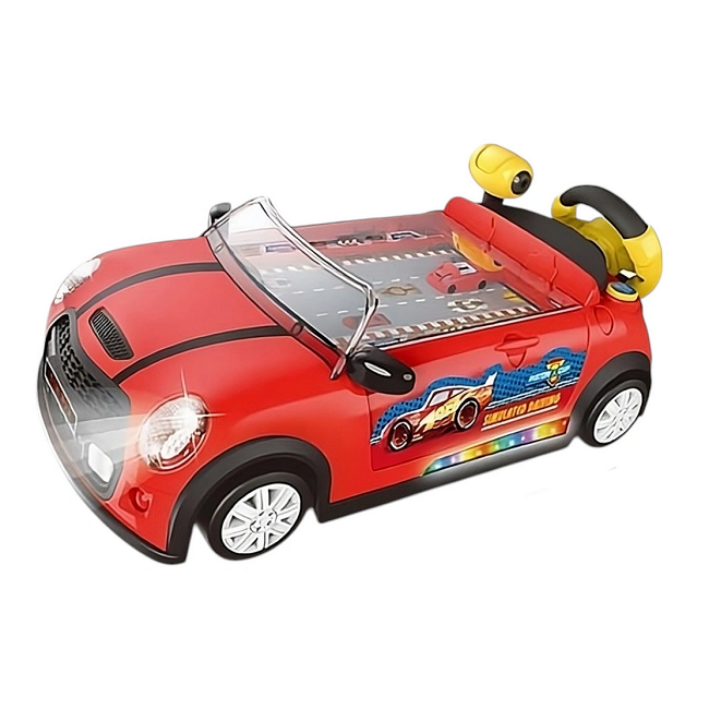 Дитячий автотренажер-симулятор керування «Блискавка МакКвін» Червоний